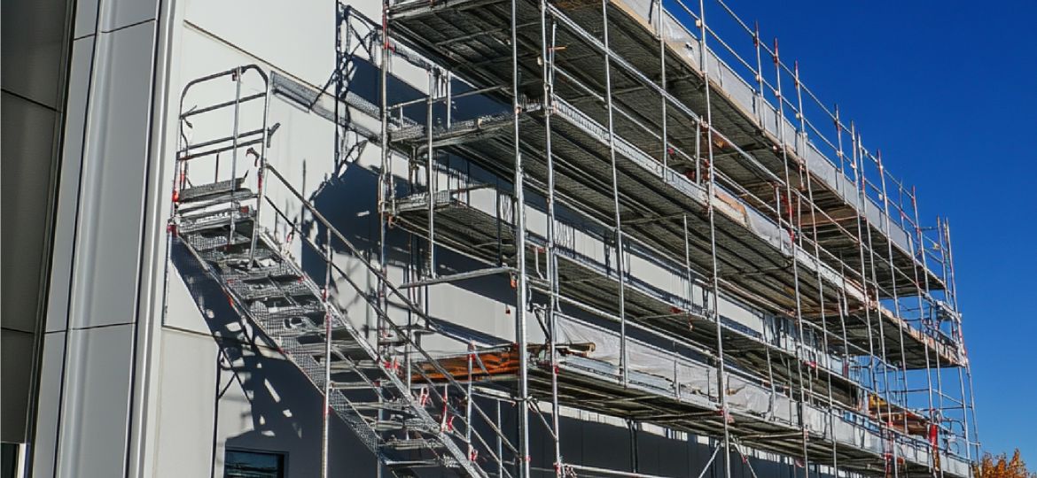 un-edificio-con-andamios-que-dice-andamios